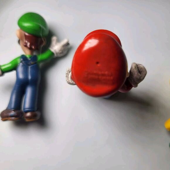 Lot of 3 Nintendo Super Mario Bros Mini Figures Miniature Luigi Koopa Troopa - Picture 4 of 5